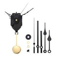 thumbnail image 2 of yuksok Pendulum Clock Movement Mechanism Kits Replacement Long Shaft Pendulum Clock DIY 3 Set Hands, 2 of 5