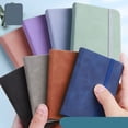 thumbnail image 4 of Denhf Lined Pocket Journal Notebook, A7 Small Hardcover Notebook, Portable Mini Journal for Writing and Note Taking, 200 Pages Note Pads, Office Supplies, Classroom Must Haves, 4.3" x 3", Dark Green, 4 of 6