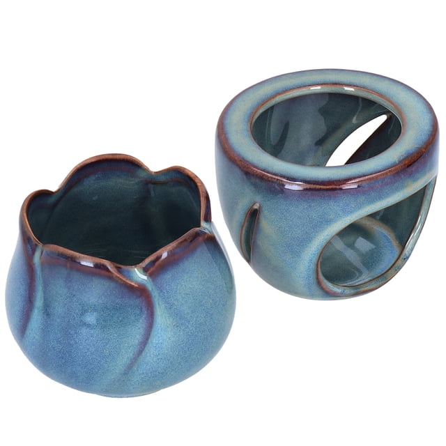 Horno De Velas Aromáticas, Resistente, Fácil De Usar, Duradero, Aspecto Exquisito, Horno De Aceites Esenciales, Horno Aromático De Cerámica Para Regalo En El Hogar, Dormitorio,