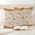 thumbnail image 3 of Orange Yellow Pumpkins Outdoor Waterproof Pillow Covers, Autumn Leaves Rustic Vintage Decorative Square Throw Pillowcase Sofa Cushion Sham for Patio/Couch/Chair, 18"x18" 2 Pack, 3 of 8
