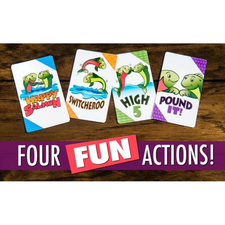 Loud, Hilarious, Fun: Happy Salmon Game in 2023  Fun card games, Happy  families card game, Family card games