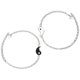 thumbnail image 2 of 1 Pair Friend Bracelets Matching Yin Yang Bracelets Couple Bracelets Couple Jewelry, 2 of 2