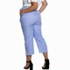 thumbnail image 5 of Pantalones cómodos de rayas para mujer Pantalones de cinturo con cinturón y cordón Pantalones de talla grande 4XL, 5 of 9