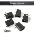 thumbnail image 4 of HUGFEGWE DC-002 3.5mmx1.3mm DC Power Jack Plug 3 Pin Female Socket Connector 5pcs CJB91-112445, 4 of 7
