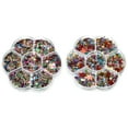 thumbnail image 1 of Unique Bargains Sequins and Spangles Set, 2 Boxes Beads Polymer Clay Slices Sequin, Multicolored, 1 of 7