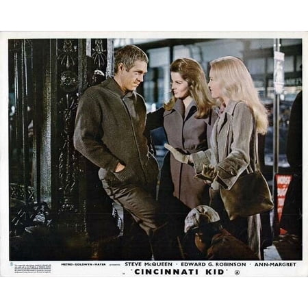Cincinnati Kid Steve McQueen Ann-Margret Tuesday Weld 8x10 inch photo