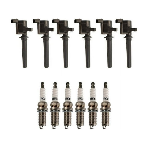 Ignition Coil Set with Spark Plugs - Compatible with 2005 - 2007 Ford Freestyle 3.0L V6 2006