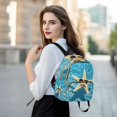thumbnail image 6 of JIALIOU Mini Backpack Purse for Women Quilted Casual Daypack Small Travel Shoulder Bag, Starfish with Sunglasses, 6 of 7