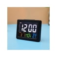 thumbnail image 3 of Large Digital Jumbo LED Wall Desk Alarm Clock Display Calendar Temperature, 3 of 3