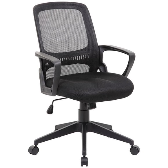 Boss Office Products B6456-BK Chaises Sièges de Travail, Noir