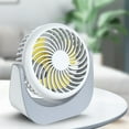 thumbnail image 2 of Portable Fan Rechargeable,Mini Fan Portable Desktop Small Fan Rechargeable Desktop Fan Portable Office Student Dormitory Home Mini Fan Mute Fans for Home,Rechargeable Fan Portable, 2 of 7