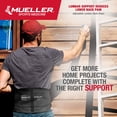 thumbnail image 5 of MUELLER Sports Medicine - Faja lumbar ajustable con almohadilla extraíble para aliviar el dolor de espalda en hombres y mujeres, ideal para dolor lumbar superior e inferior, ciática y escoliosis, colo, 5 of 5