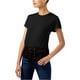 I-N-C T-Shirt de Base Corset de Couleur Bloqué, Noir, Grand – image 1 sur 1