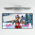 thumbnail image 4 of Hello Welcome Winter The Ski Airedale Terrier Snowy Day Desk Mat Full Keyboard Mouse Pad Dale Waterside Dog Lover Large Mousepad - 13013, 4 of 5