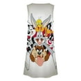 thumbnail image 5 of Looney Tunes Characters Sleeveless Dress For Womens Summer Novelty Sundress Soft Casual Knee Length Loose Tank Dress, 5 of 7