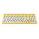 thumbnail image 2 of Kit de teclado mecánico de 98 teclas intercambiables en caliente con luz RGB Amarillo, 2 of 9
