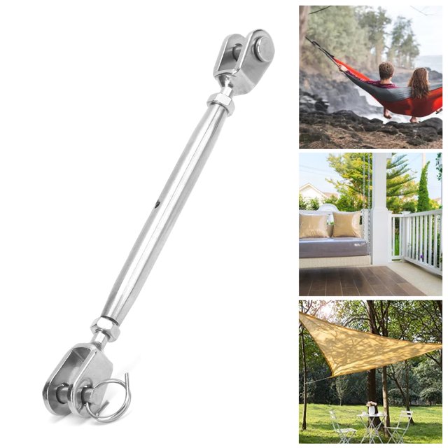 Tensor de acero inoxidable tensores de alambre Gancho de tensión de alambre con 5 tensores de cuerda para reemplazo de eslingas de balcón para tensores de cuerda ANGGREK Otros