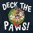 thumbnail image 2 of Paw Patrol Christmas Deck The Paws Unisex Adult T Shirt, 2 of 7
