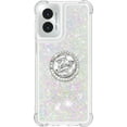 thumbnail image 2 of Case for Motorola Moto G Play 4G 2024 Case Girls Women Glitter Clear TPU Cute Bling Love Quicksand Sparkle Case with Stand Shockproof Liquid Case for Moto G Play 4G 2024 Colorful YBZ, 2 of 14