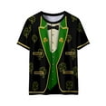 thumbnail image 7 of Ounisa Funny World Women's Holiday Tuxedo T-Shirts Graphic Short Sleeve Novelty Party Costume Top, 7 of 7