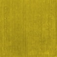 thumbnail image 1 of Ahgly Company Machine Washable Indoor Square Abstract Yellow Contemporary Area Rugs, 6' Square, 1 of 4