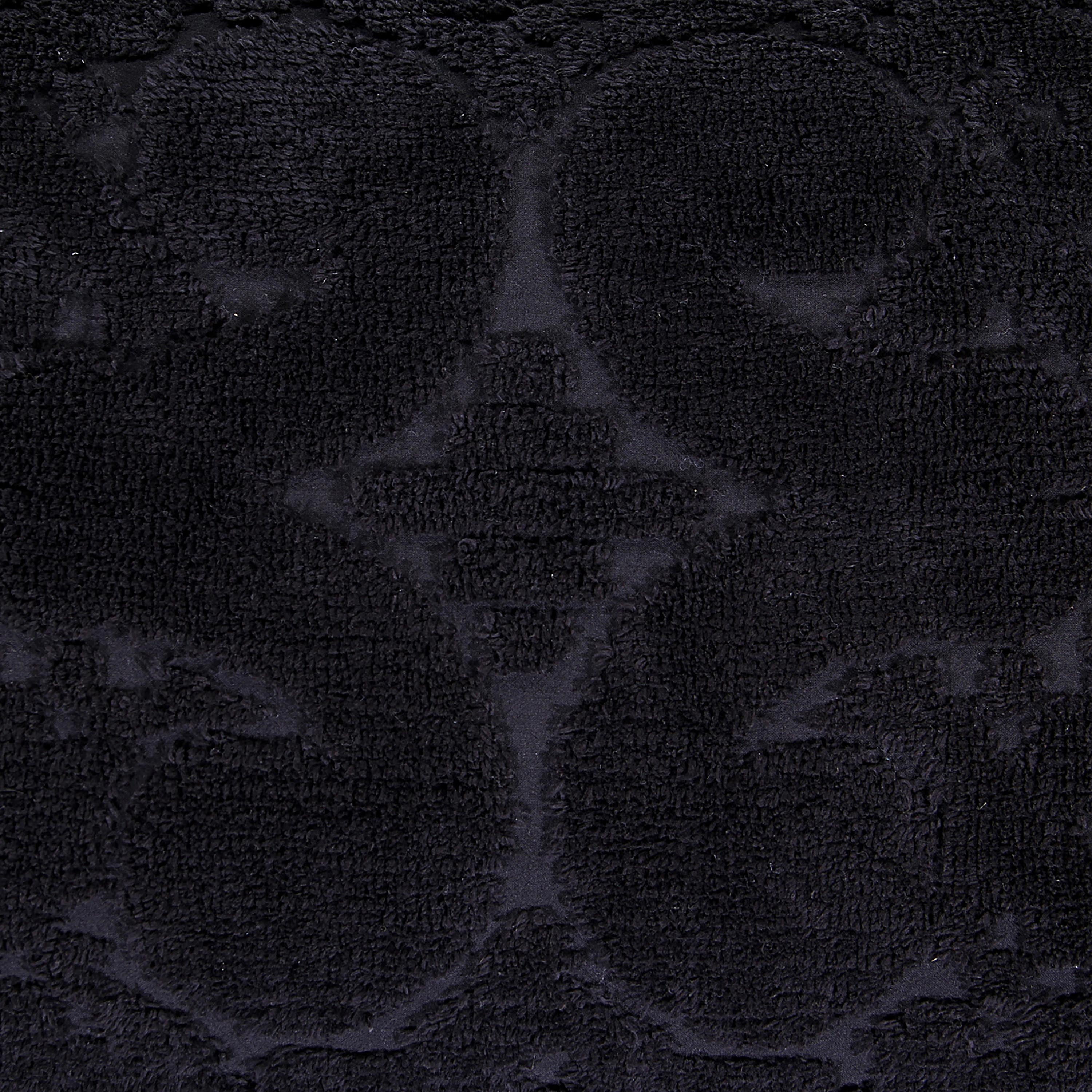 Better Trends 2 Piece Chenille Bedspread Set for Twin Bedspread 100% Cotton Lightweight Bedspread for all Season Ashton Collection (Black)
