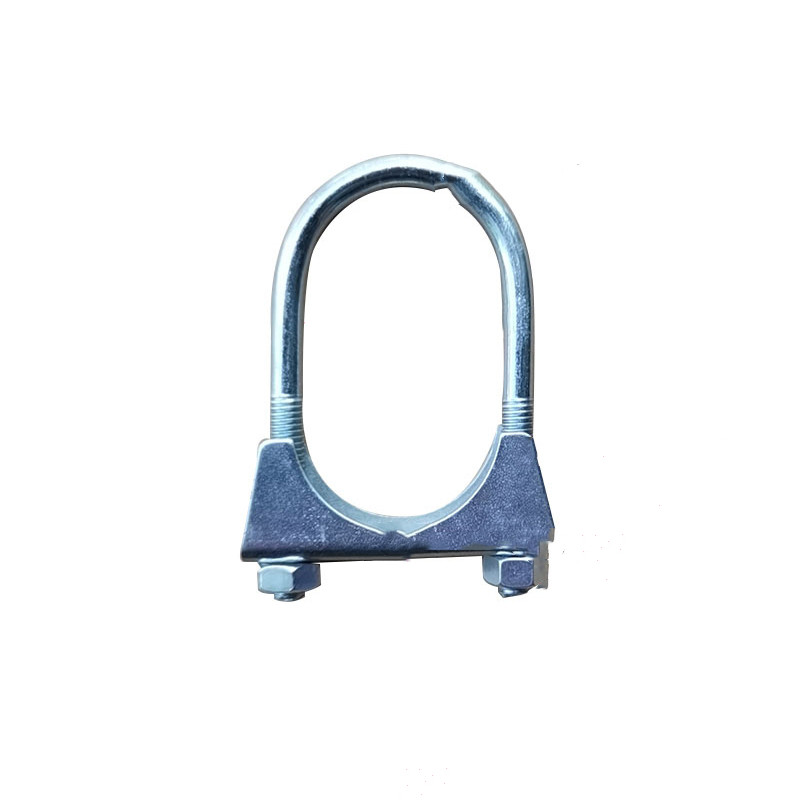 Homeex Galvanized Exhaust Pipe Clamp Screw Bolt Riding Clamp Clamp Ushaped Pipe Clamp Pipe
