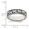 thumbnail image 4 of Sterling Silver Antiqued Floral Ring, 4 of 6