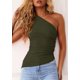 thumbnail image 2 of Musculosa PRETTYGARDEN Mujer Verano 2025 Y2K Un Hombro, 2 of 5