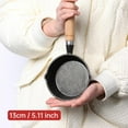 thumbnail image 4 of Forged Iron Melting Pot, Small Cast Iron Pan, Lightweight Iron Wok for Heating Milk Melting Chocolate Candy, Compact Hand Washable Cooking Pot with Uniform Fast Heating, 4 of 7