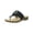 Black/Woven, variant on Women's Benedict Thong Sandal