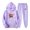 Purple, variant on Feancey Deal of The Day Prime Today Womens Jogging Suits Plus Size Casual Heart Print Hooded Pullover and Long Pant Sets Teen Girl Cute Soft Valentines Day Sweatsuit Set Beige 3XL