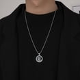 thumbnail image 5 of CACA LADY Saint Necklace 925 Sterling Silver Patron Amulet Medal Jewelry for Men Women (with Gift Box), 5 of 5