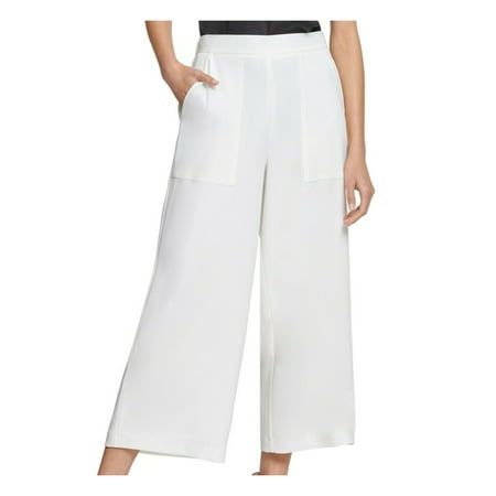 DKNY Womens White Pants Size M