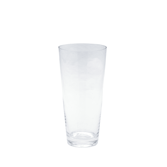 CC Home Furnishings 10" Clear Solid Cylindrical Shaped Glass Vase