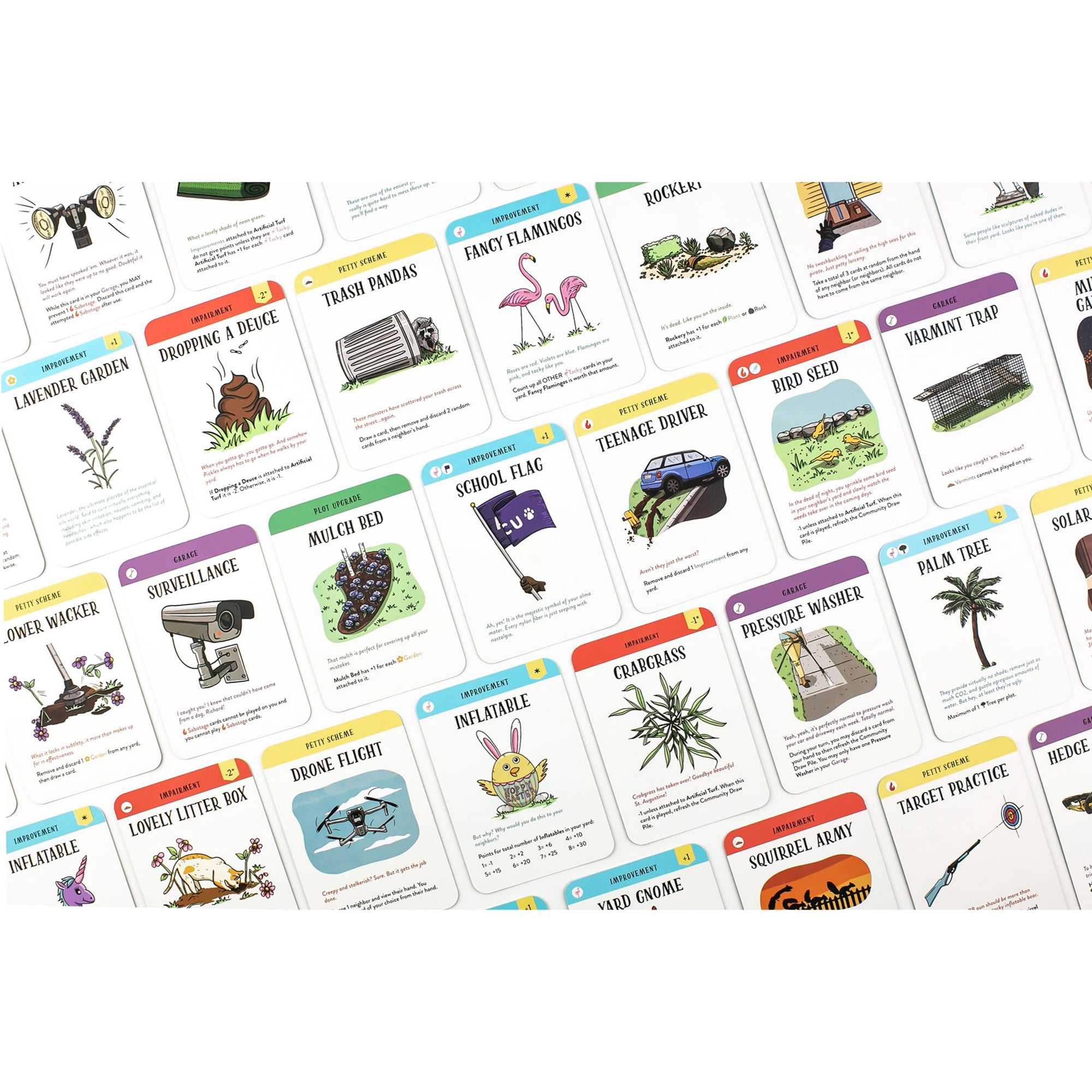 Blue Star Press: Grass Is Greener - A Card Game Of Neighborly Sabotage, Strategize & Scheme, Humorous Family Game Night, Ages 13+, 2-6 Players