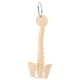 thumbnail image 1 of Llavero con diseño de columna vertebral, colgante de PVC, accesorio para llavero con columna vertebral, 1 of 5
