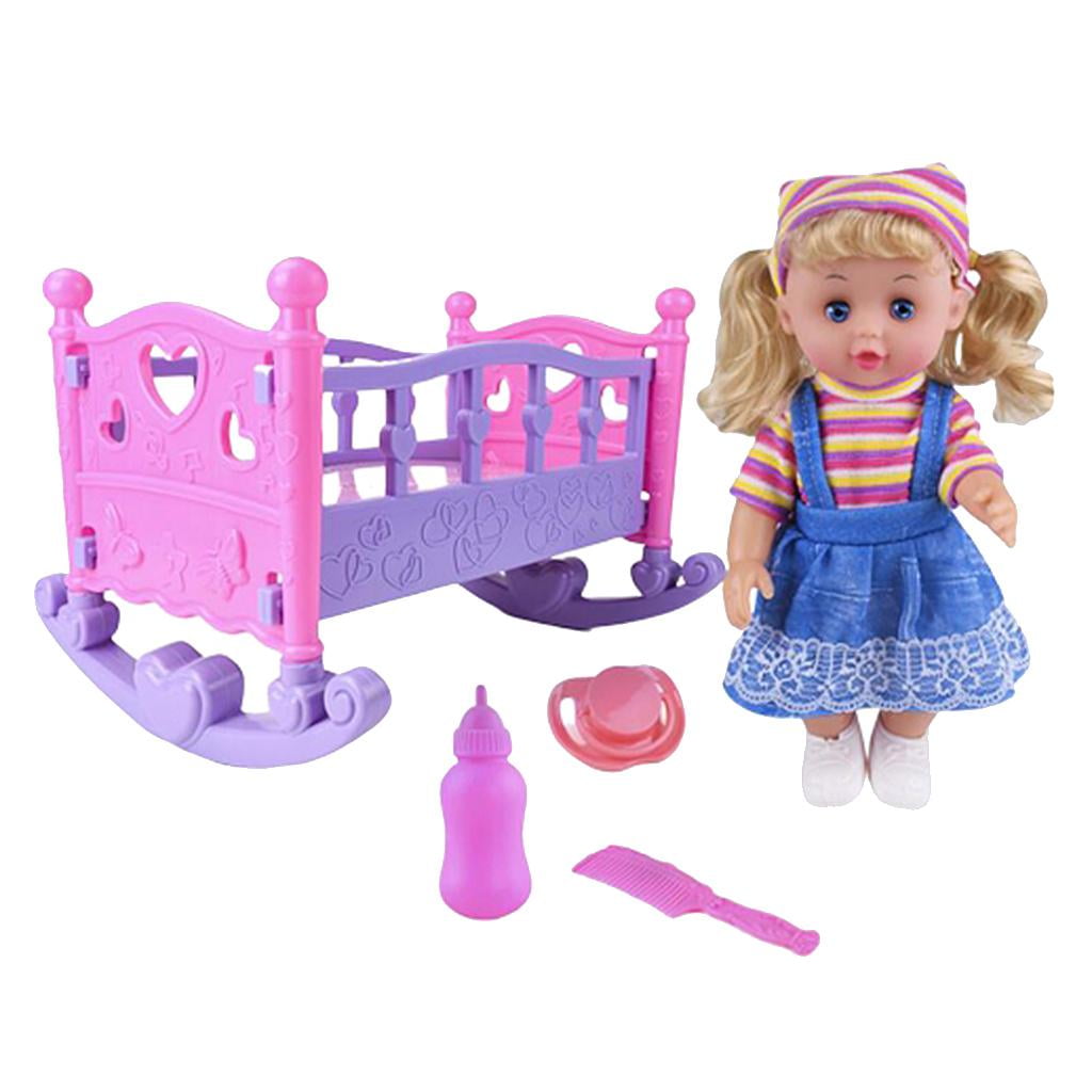 Baby doll rocking crib deals