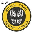thumbnail image 2 of Go Trekking! At Whale Trail, South Africa 3.5 Inch Iron Or Sew On Embroidered Fabric Badge Patch Hiking Trails Iconic Series, 2 of 2