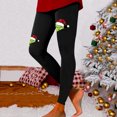 thumbnail image 1 of MKLEKYY Leggings deportivos con estampado navideño para mujer, leggings de yoga para fitness (estilo 3), 1 of 5