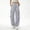 Gray, variant on Baggy Parachute Pants for Womens Wide Leg Cargo Pants with Pockets Boyfriend Streetwear Goth Wine XL(XL)