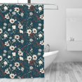 thumbnail image 4 of Sigee Vintage Floral for Waterproof Fabric Shower Curtain 72" W x 72" H for Bathroom Shower Curtain, 4 of 5