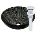 thumbnail image 2 of Novatto Godere Glass Circular Vessel Bathroom Sink, 2 of 5