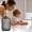 Gray, variant on Partheme Glass Soap Dispenser with Pump, Refillable Pump Dispenser for Kitchen, Bathroom, Laundry Room, Liquid Glass Bottle for Washing Up Liquid, Shampoo, Conditioner , Pink