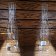 thumbnail image 4 of Clear Glass Lamp Chimney, Oval Replacement Hurricane Globe Measures 2 1/2 Inch Diameter Base x 10 Inches High for Oil or Kerosene Lanterns, 4 of 4
