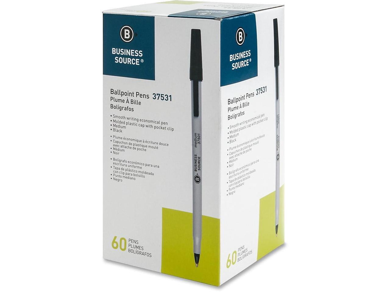 Business Source Bulk Pack Ballpoint Stick Pens