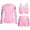 A63 Pink, variant on TrendOFT Long Sleeve Swimsuits for Women 3 Piece Rash Guard with Shorts Zipper UPF 50 Swim Shirt with Built in Bra Black L
