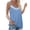 Blue, variant on OAVQHLG3B Womens Tank Tops Summer Casual Loose Casual Sleeveless V-neck Solid Blouse T-shirt Lace Vest Tank Tops