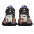 thumbnail image 5 of Anzac Day Animals in War Purple Poppy AuStalia Shoes Sneakers Black Size 4, 5 of 7