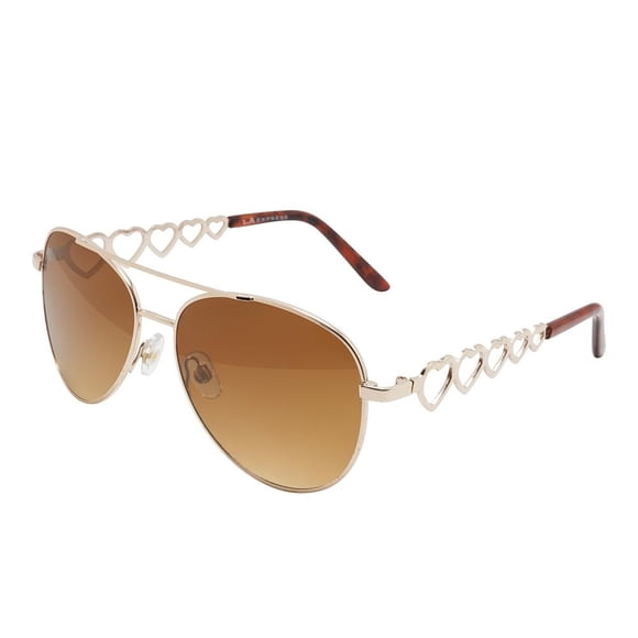 Lentes de Sol Casual Arabella Dorado Para Mujer